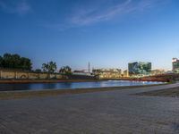 Berlin Cityscape at Dawn: Contrasting Urban and Natural Beauty
