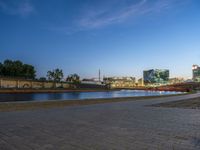 Berlin Cityscape at Dawn: Contrasting Urban and Natural Beauty