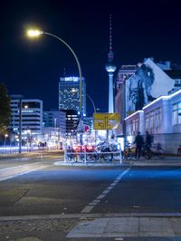 Berlin Cityscape: Night Skyline of Germany's Capital
