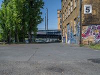 Berlin Cityscape Featuring Graffiti Walls