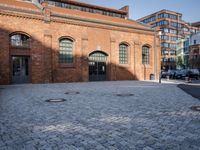 Berlin Cityscape with Historic Architecture and Cobblestone Streets