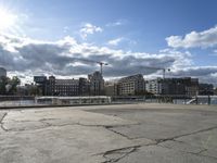 Berlin Cityscape with Modern Architecture and Water