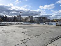 Berlin Cityscape with Modern Architecture and Water