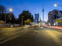 Berlin Cityscape at Night