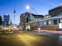 Berlin Cityscape at Night