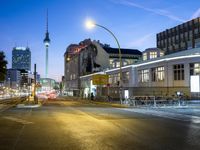 Berlin Cityscape at Night