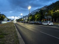 Berlin Cityscape: Night Lights Illuminating the City