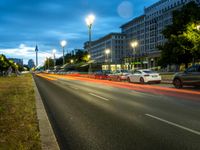 Berlin Cityscape: Night Lights Illuminating the City