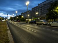 Berlin Cityscape: Night Lights Illuminating the City