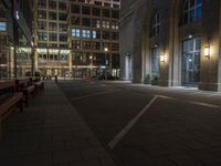 Berlin Cityscape at Night: Reflection of Lights 001