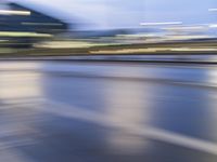 Berlin Cityscape at Night: Reflections and Urban Tranquility