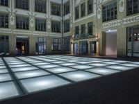 Night View of Berlin Cityscape