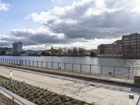 Berlin Cityscape: A River Bridge in the City