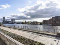 Berlin Cityscape: A River Bridge in the City