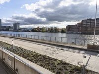 Berlin Cityscape: A River Bridge in the City