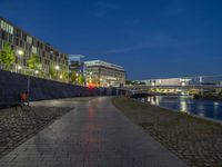 Berlin Cityscape: River and Urban Design Harmony