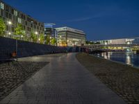 Berlin Cityscape: River and Urban Design Harmony