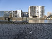 Berlin Cityscape: A View of the River Waterfront