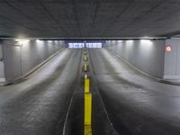 Berlin Cityscape: Road with Parking Lot