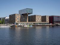 Berlin Cityscape Skyline with Water Reflection