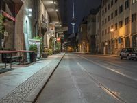 Berlin Cityscape: Street Lights and Nightlife