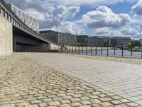 Berlin Cityscape: Reflections on Water and Asphalt