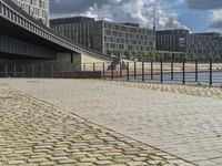 Berlin Cityscape: Reflections on Water and Asphalt