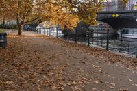 Berlin Cityscape: Water and Road