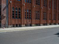 Berlin: Classic Architecture and Brick Wall Road