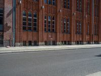 Berlin: Classic Architecture and Brick Wall Road