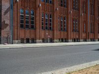 Berlin: Classic Architecture and Brick Wall Road