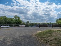 Berlin's Coastal Harbor: River Jetty and Pier