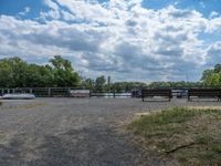 Berlin's Coastal Harbor: River Jetty and Pier