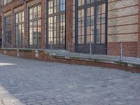 Berlin's Cobble Stone Road and Building