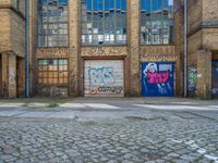 Berlin Streets: Cobblestones and Graffiti Walls