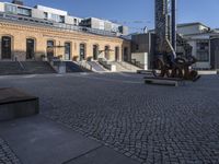 Berlin Cobblestone Road Concrete Surface 001