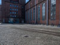 Berlin Cobblestone Roads Under Clear Skies