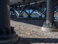 Berlin Cobblestone Streets: A Day Under Clear Skies