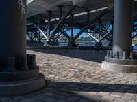 Berlin Cobblestone Streets: A Day Under Clear Skies