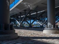 Berlin Cobblestone Streets: A Day Under Clear Skies