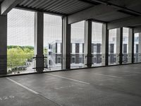 Berlin Concrete Facade with Glass Windows 003