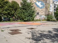 Berlin Courtyard: An Open Space for Graffiti Art