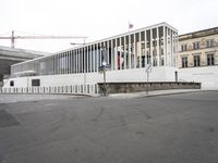 Berlin at Dawn: A City Embraced by Clouds and Grey Sky