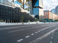 Berlin Financial District: Glass Building Skyline