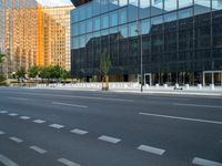 Berlin: Futuristic Architecture in the Financial District at Dawn