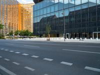 Berlin: Futuristic Architecture in the Financial District at Dawn