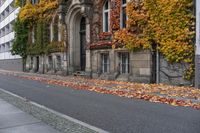 Autumn Road in Berlin, Germany: Exploring the City