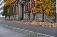 Autumn Road in Berlin, Germany: Exploring the City