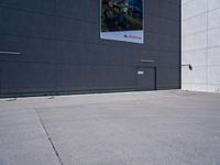 Berlin, Germany: Blue Tile Wall in Modern Architecture