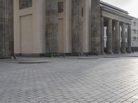 Brandenburg Gate in Berlin, Germany: Classic Architecture and Urban Landscape